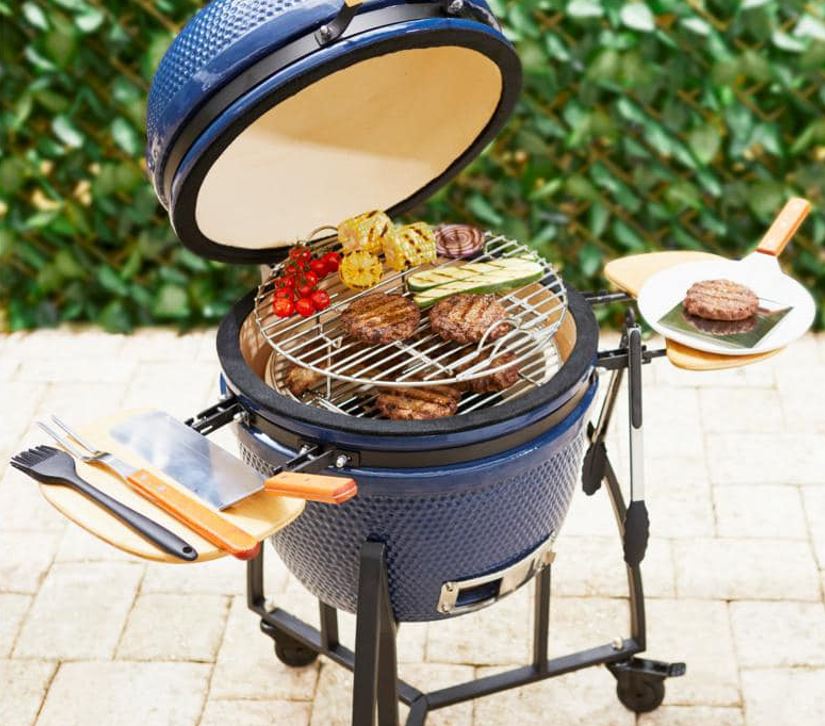 Lifesmart Charcoal Pizza Oven - Blue - SCS-CPO21BLU : BBQGuys in 2023