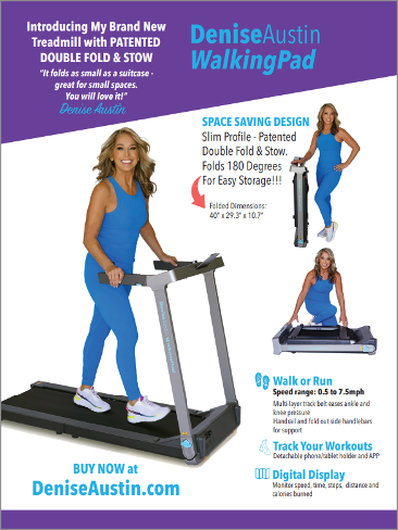 WalkingPad Denise Austin Advertising Launch Kingsmith Fitness